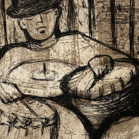 Drum and Bass
Drypoint/etching