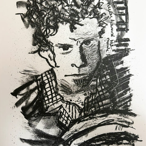 Tom Waits
Lithograph
